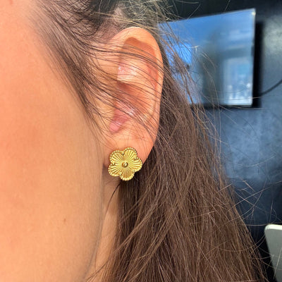 Orecchini Golden Flower - Preziosi Milano 