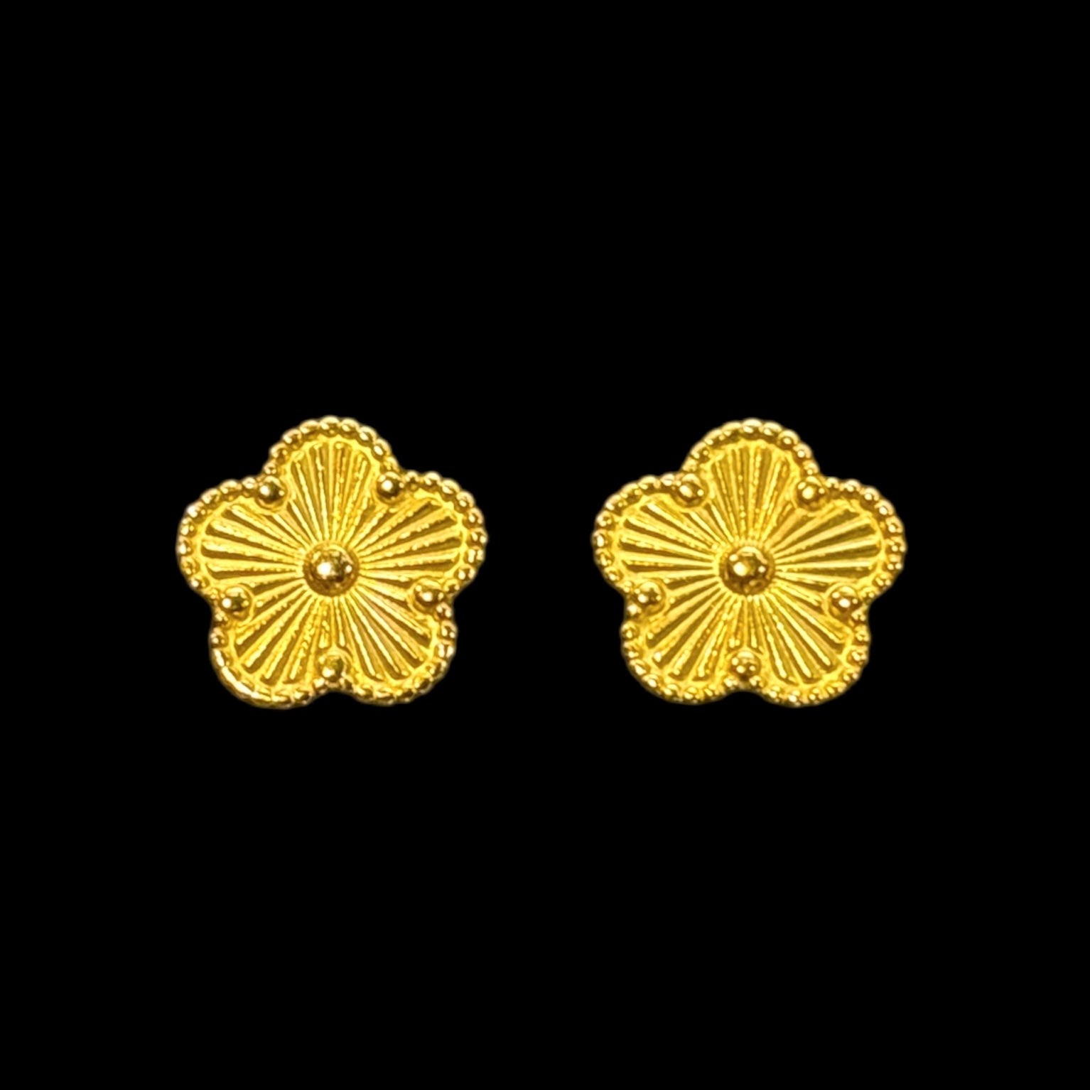 Orecchini Golden Flower - Preziosi Milano 