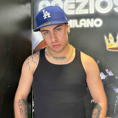 Collana Ice Trap Oro + Bracciale Ice Square Oro - Preziosi Milano 