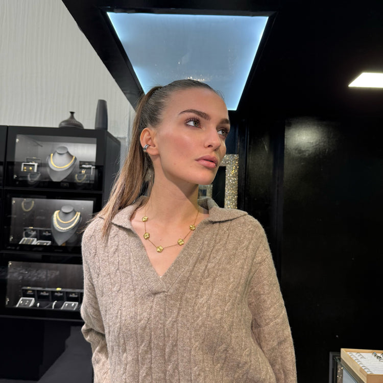 Collana Golden Flower - Preziosi Milano 