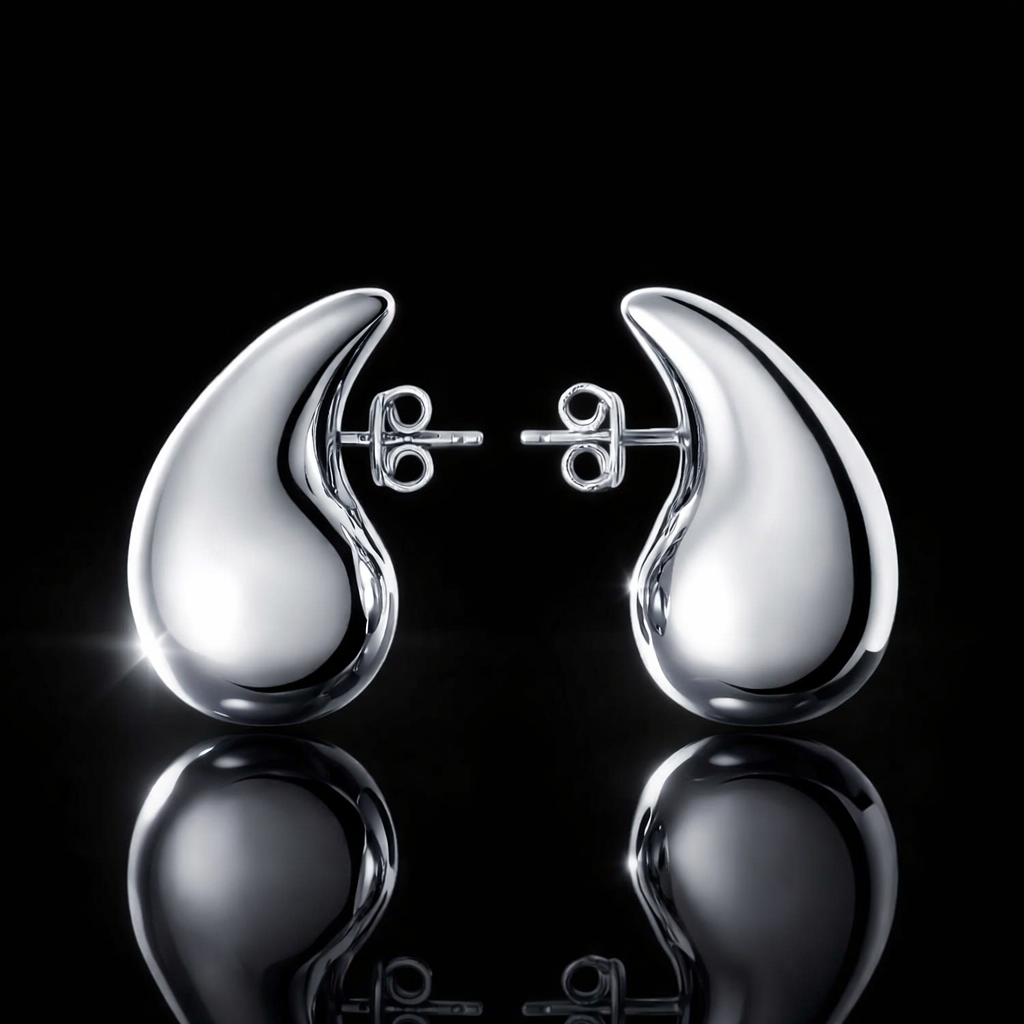 Orecchini Goccia Argento
