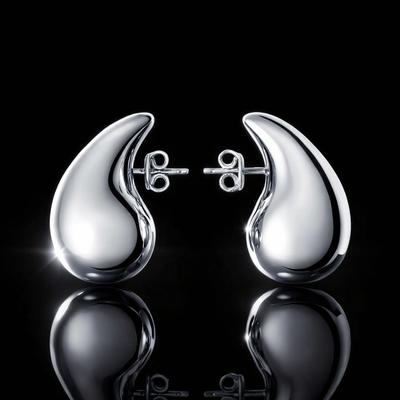 Orecchini Goccia Argento