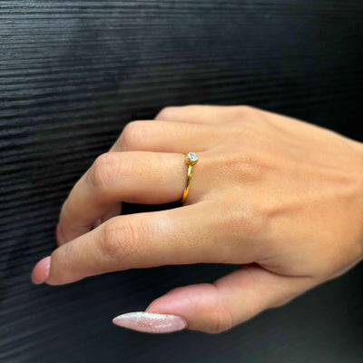 Anello Punto Luce Oro - Preziosi Milano 