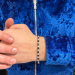 Bracciale Tennis Bianco Nero - Preziosi Milano 