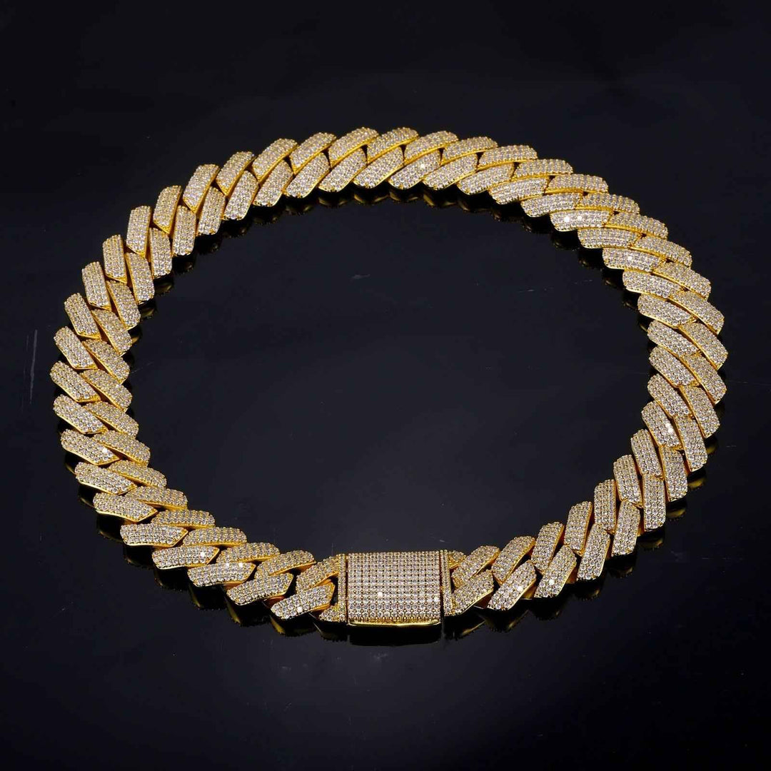 Collana Ice Trap Luxury Gold 14mm - Preziosi Milano 