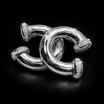 Cuff/Orecchini Argento