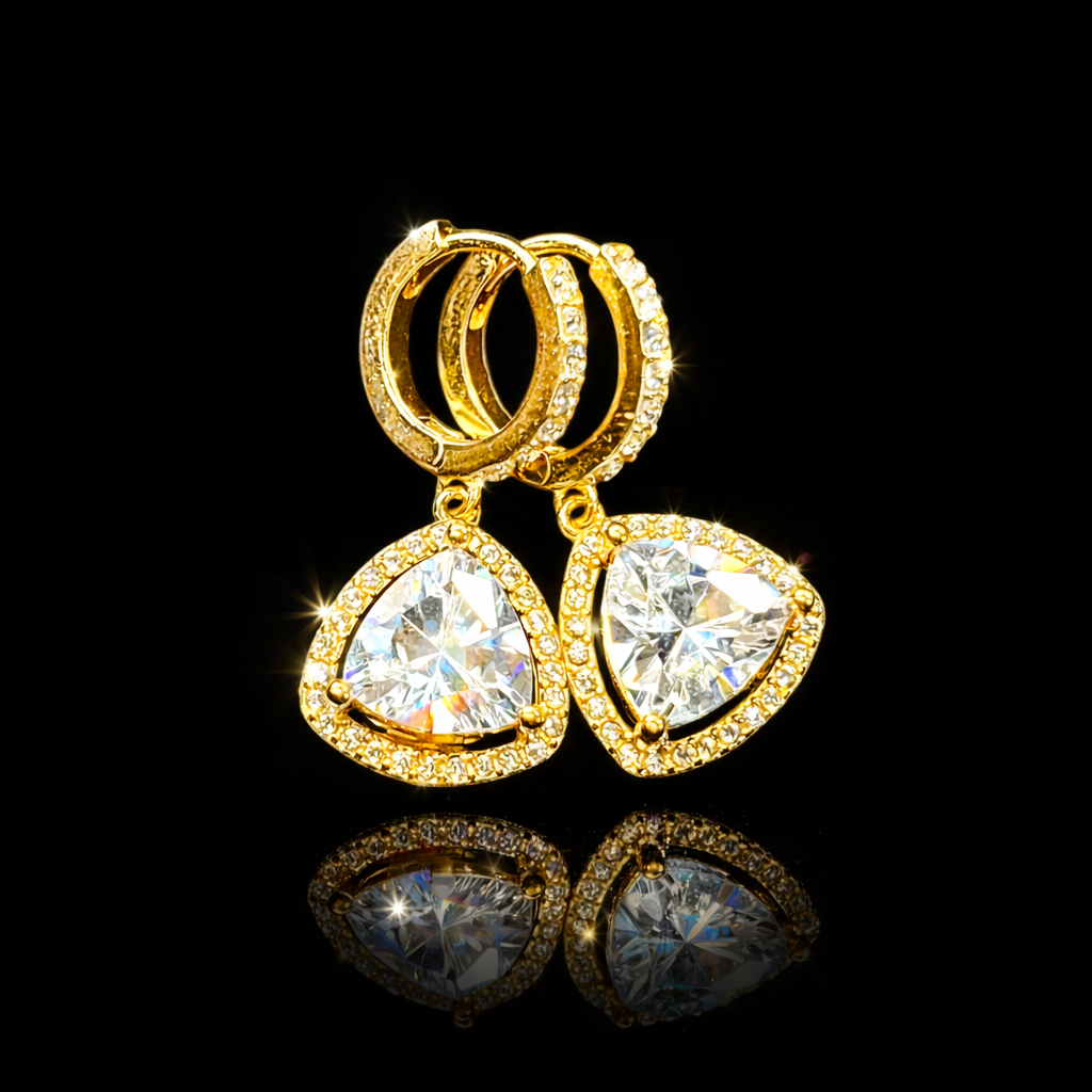 Orecchini Diamond Point Oro