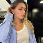 Orecchini Cristal Acciaio - Preziosi Milano 