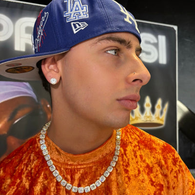 Orecchini Cristal Oro Acciaio - Preziosi Milano 