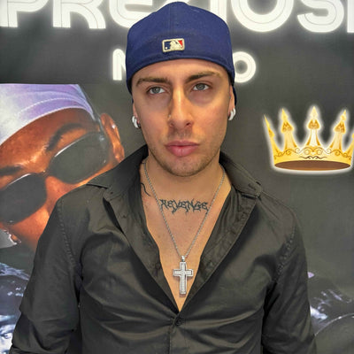 Ciondolo Croce Cristal Giro - Preziosi Milano 