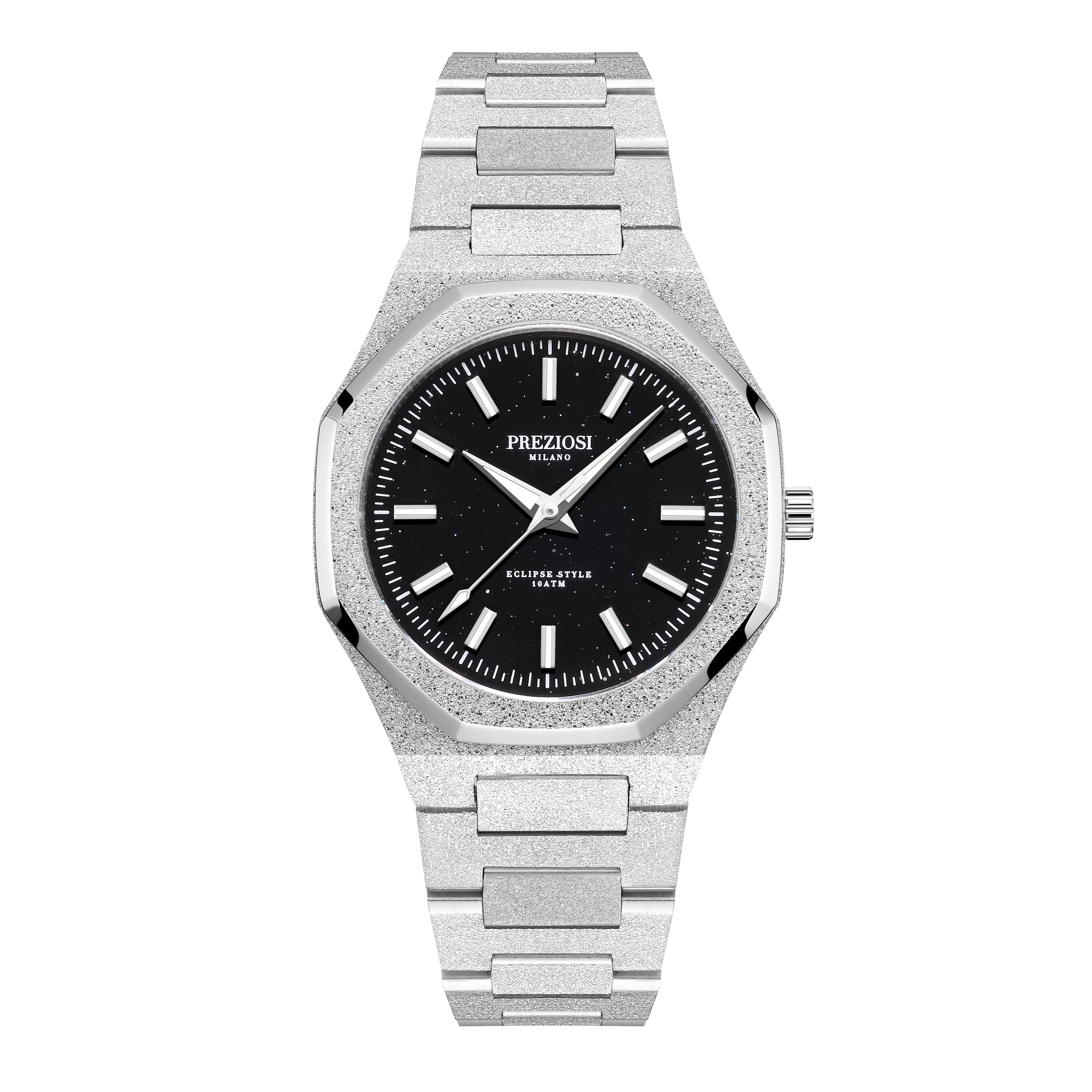 Preziosi Milano Eclipse Silver Black Stars 34mm
