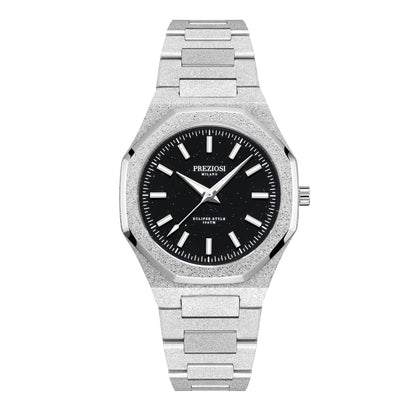 Preziosi Milano Eclipse Silver Black Stars 34mm