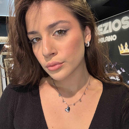 Collana Cuori Argento - Preziosi Milano 