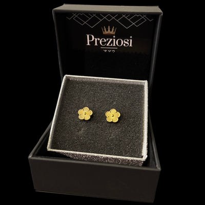 Orecchini Golden Flower - Preziosi Milano 
