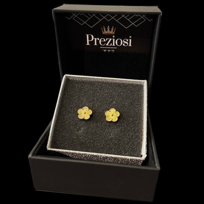 Orecchini Golden Flower - Preziosi Milano 