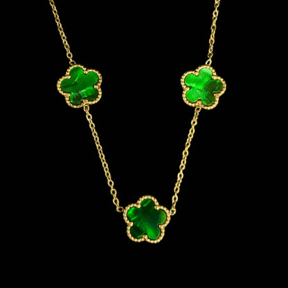 Collana Fiori Verdi - Preziosi Milano 