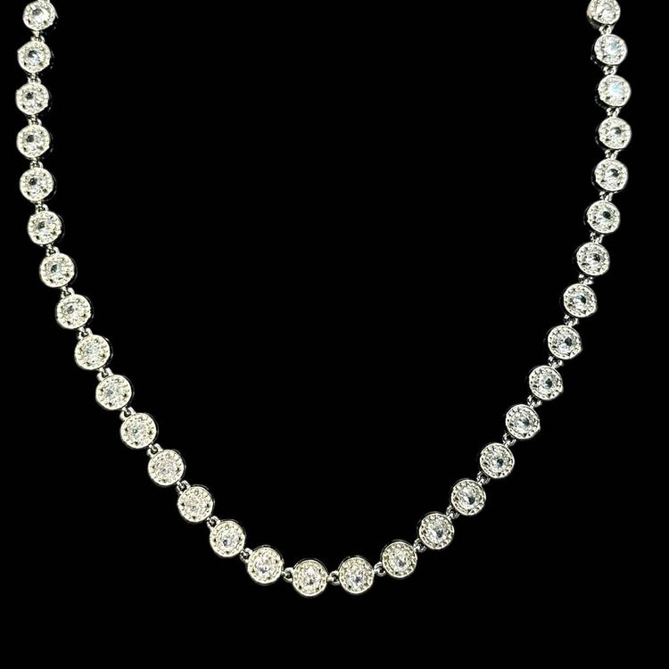 Collana Cristal Inox Argento - Preziosi Milano 