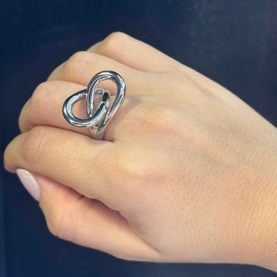 Anello Fiocco Argento - Preziosi Milano 