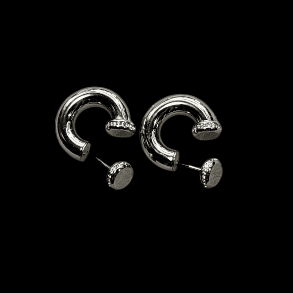 Cuff/Orecchini Argento Doppio Uso - Preziosi Milano 