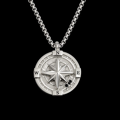 Collana Bussola Silver