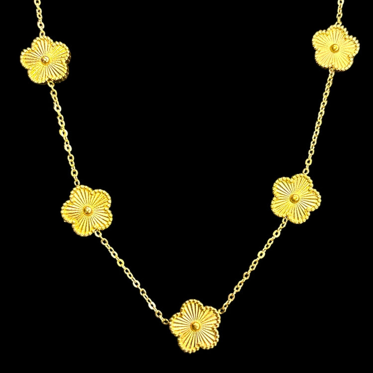 Collana Golden Flower - Preziosi Milano 