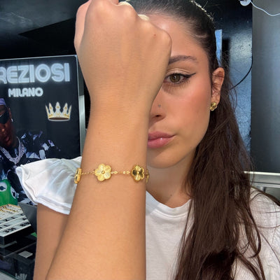 Bracciale Golden Flower - Preziosi Milano 