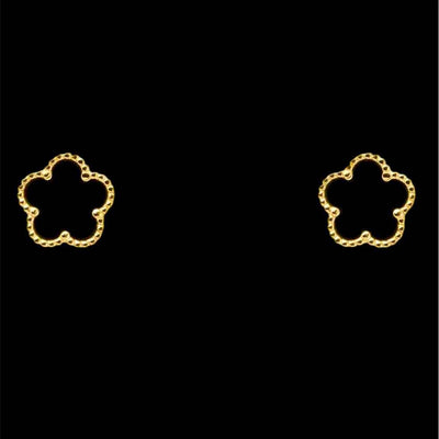 Orecchini Fiore Nero - Preziosi Milano 