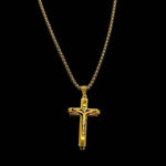 Collana Croce Gesù Crocifisso Oro - Preziosi Milano 