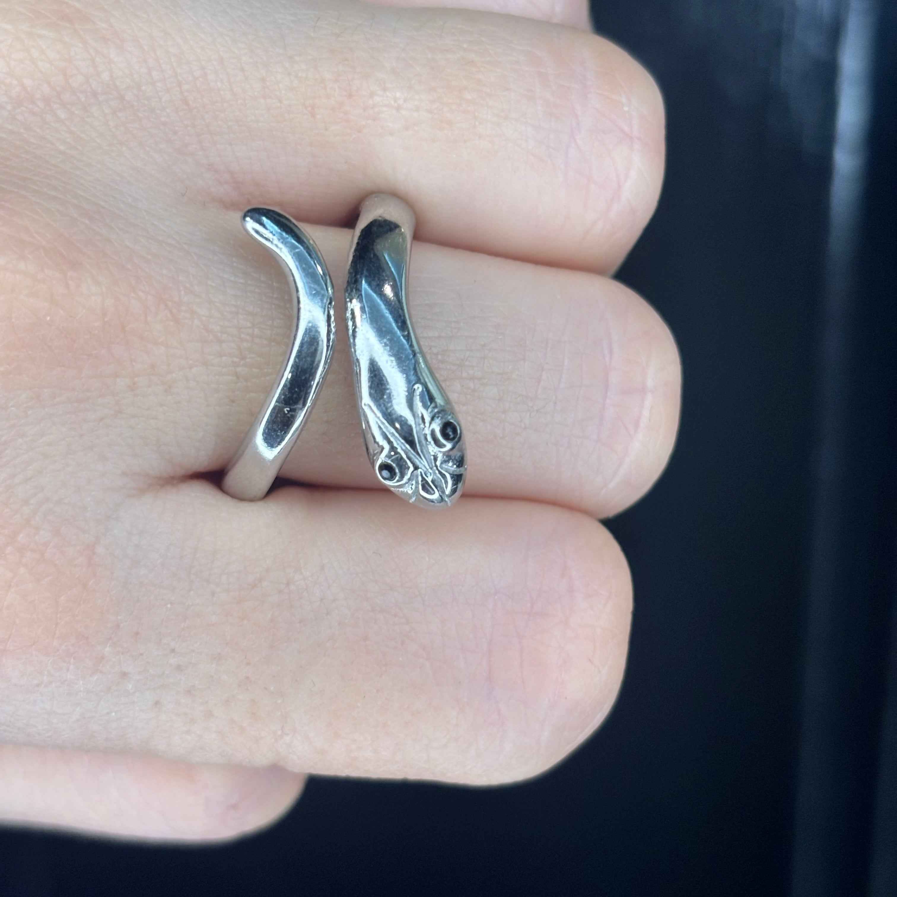 Anello Serpente Argento - Preziosi Milano 