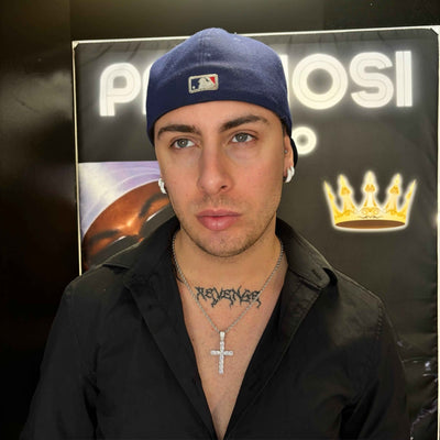 Ciondolo Cross Diamond Argento - Preziosi Milano 