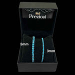 Bracciale Tennis Azzurro - Preziosi Milano 