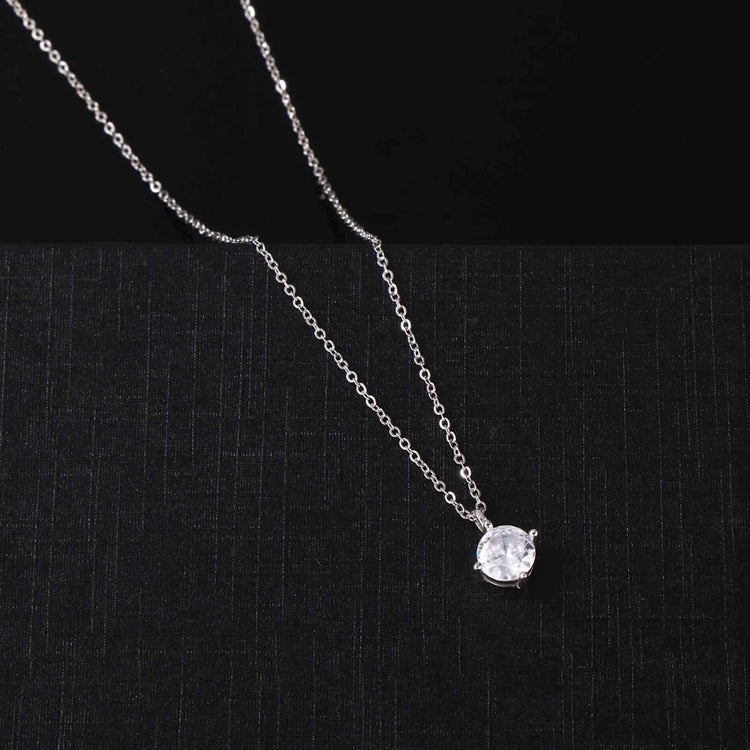 Collana Punto Luce Cristallo Argento 925 - Preziosi Milano 