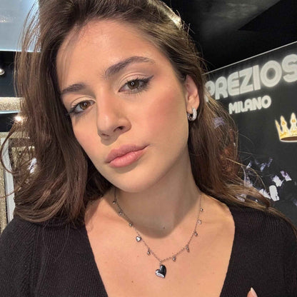 Collana Cuori Argento - Preziosi Milano 