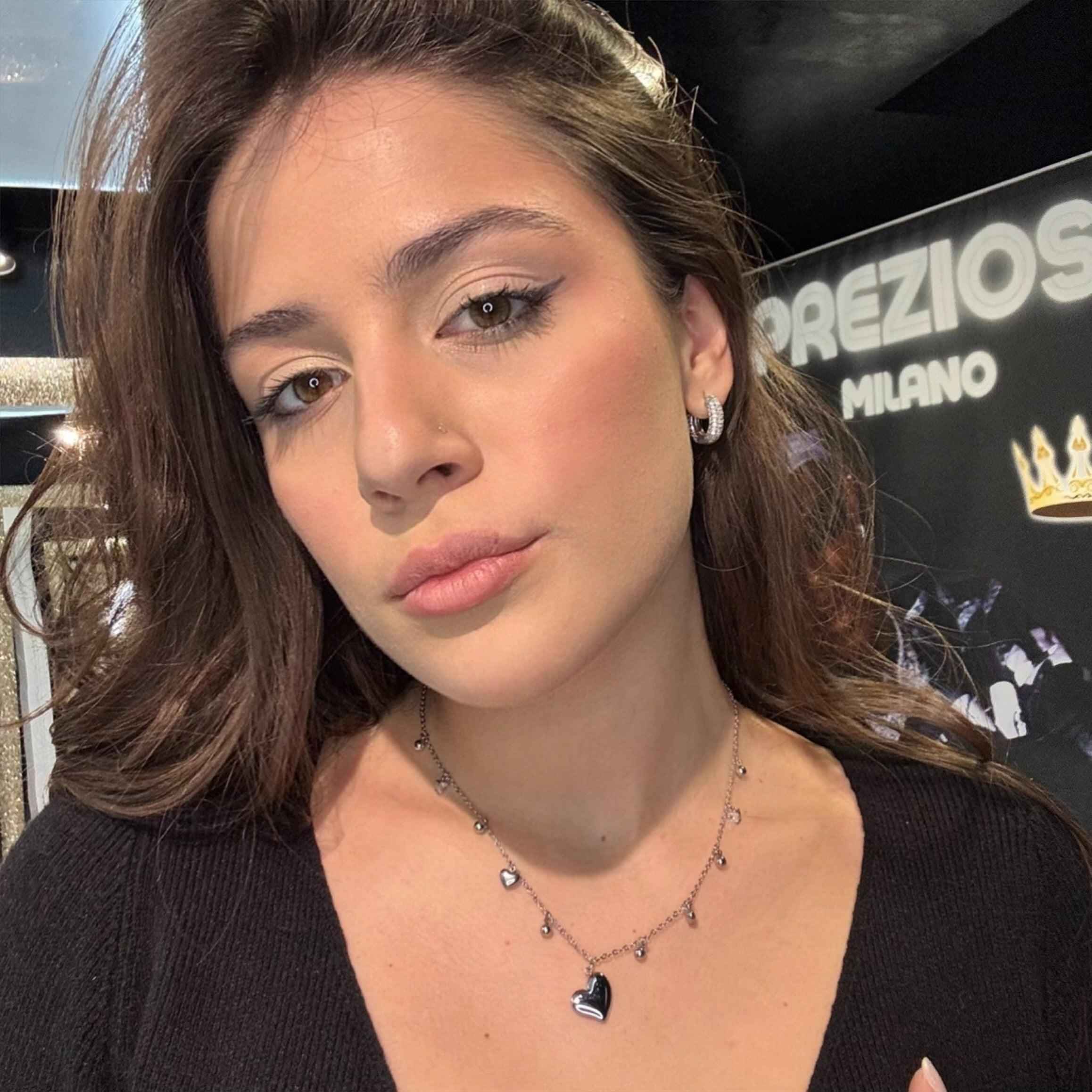 Collana Cuori Argento - Preziosi Milano 