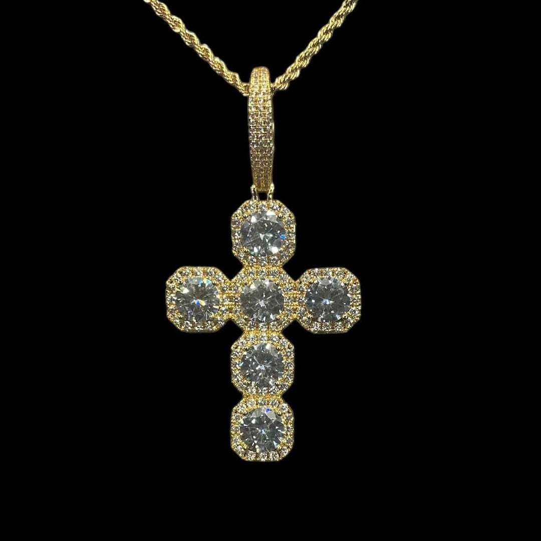 Ciondolo Croce style Oro - Preziosi Milano 