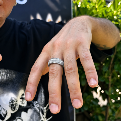 Anello Ice Argento