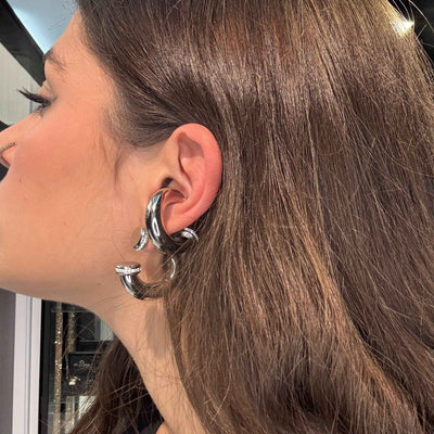 Cuff/Orecchini Argento Doppio Uso - Preziosi Milano 