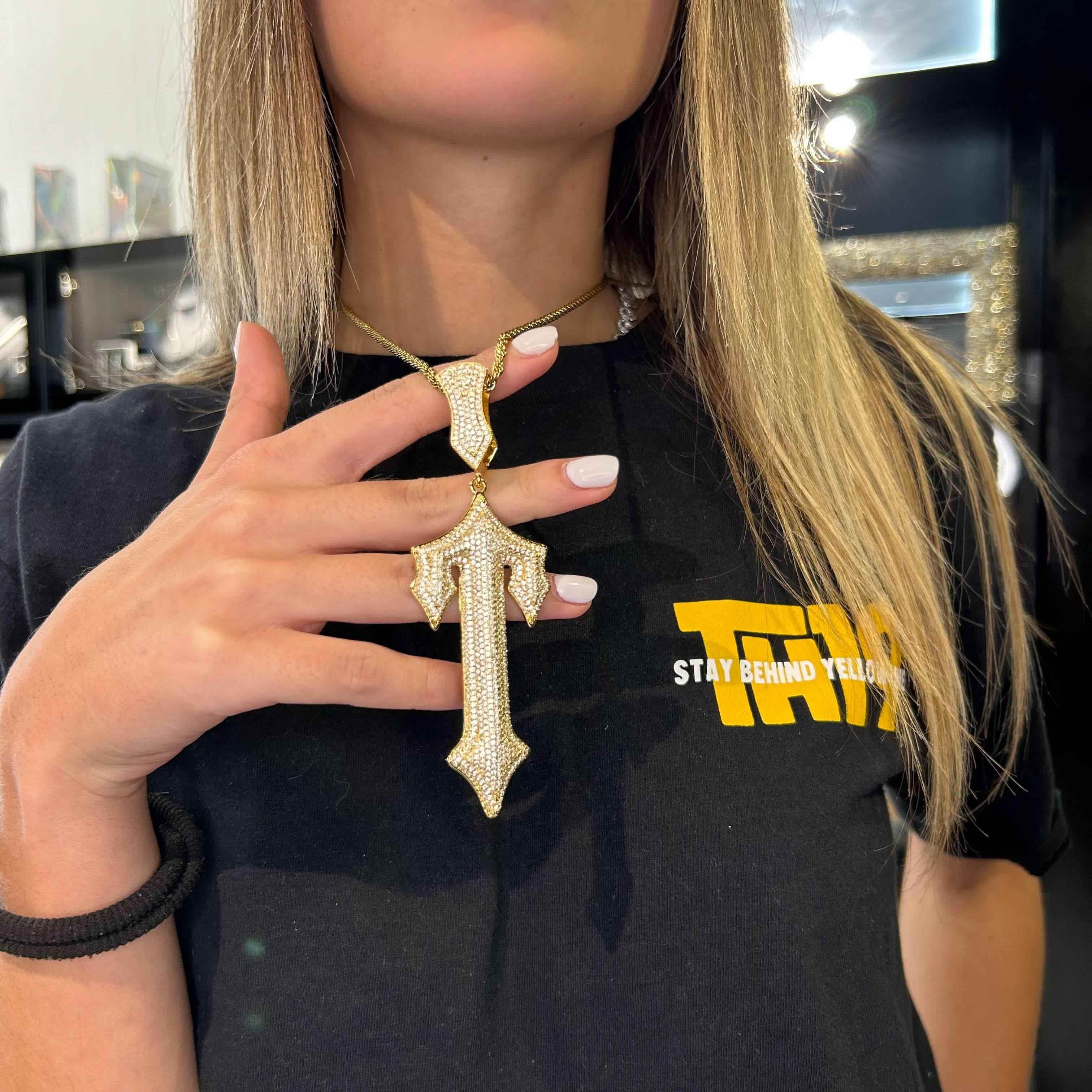 Ciondolo Big Trapstar Oro - Preziosi Milano 