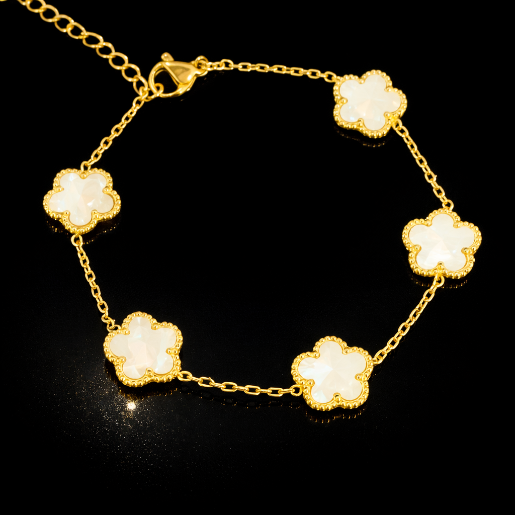 Bracciale Fiori Bianchi