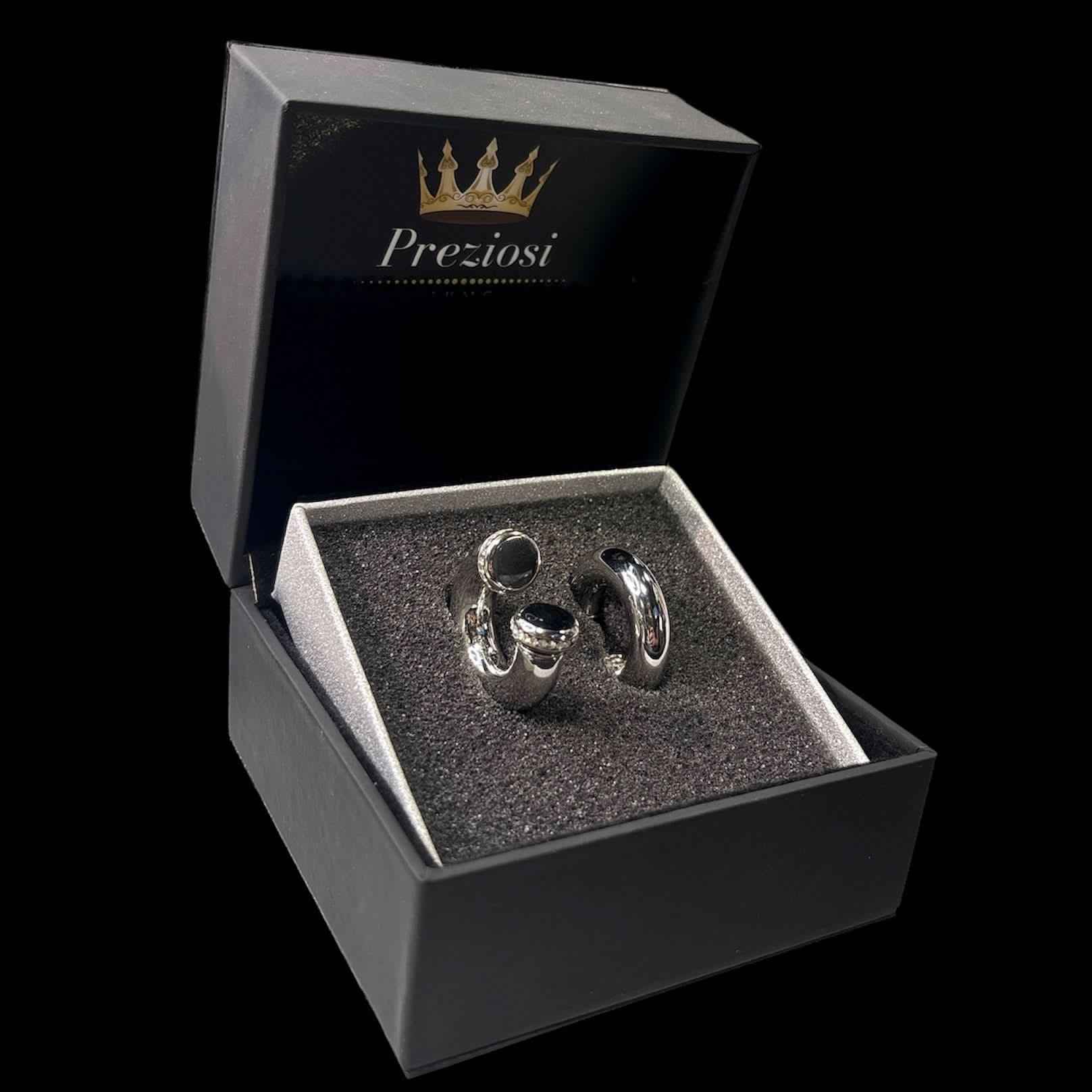 Cuff/Orecchini Argento Doppio Uso - Preziosi Milano 