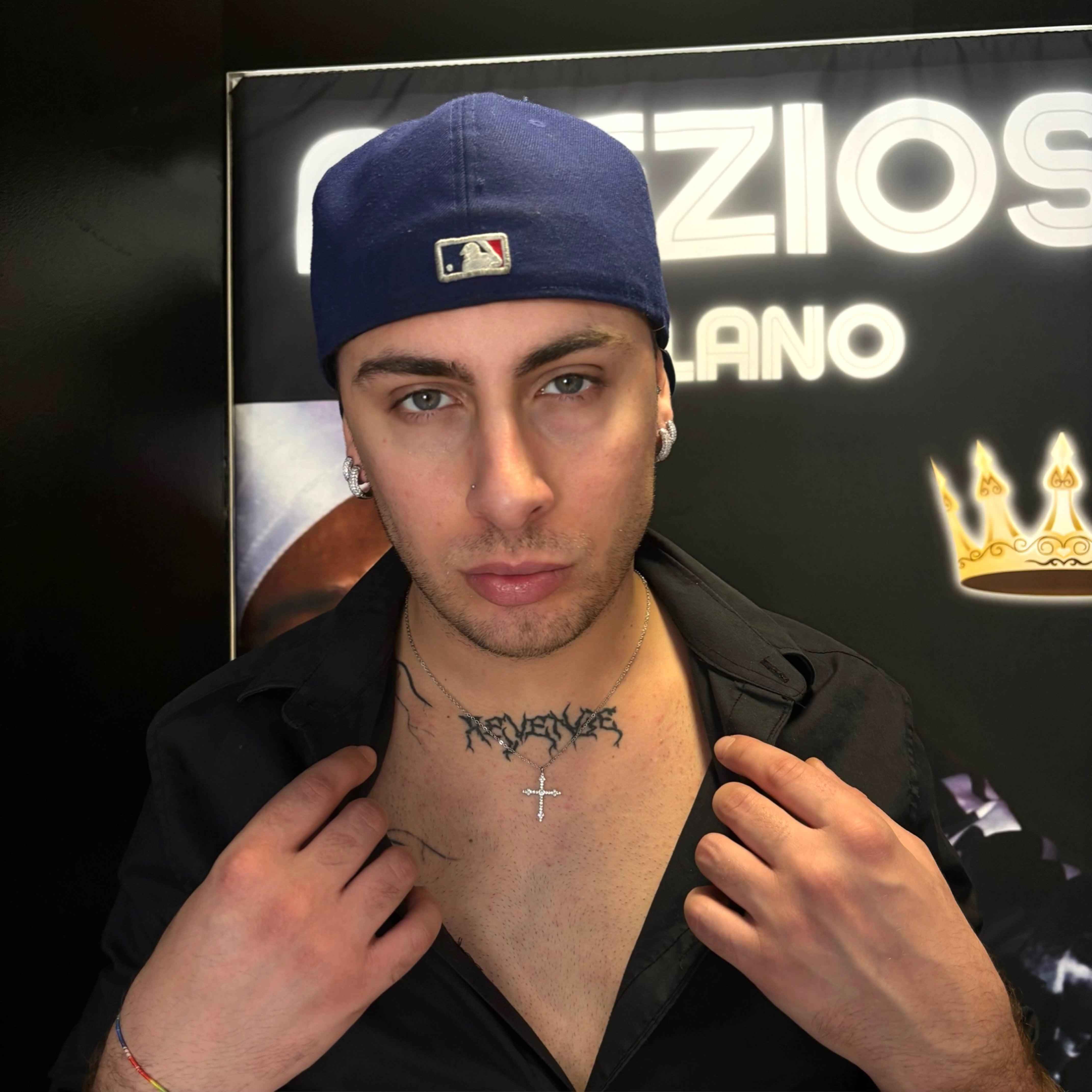 Collana Gothic Cross - Preziosi Milano 