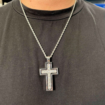 Ciondolo Croce Cristal Giro - Preziosi Milano 