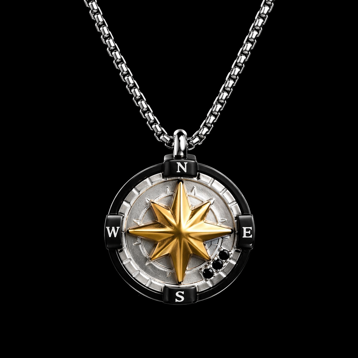 Collana Bussola Black