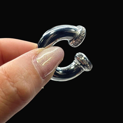 Cuff/Orecchini Argento Doppio Uso - Preziosi Milano 