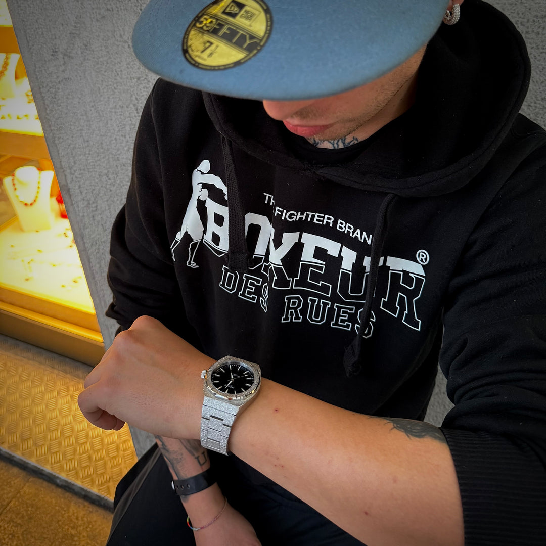 Preziosi Milano Galaxy Silver Black Stars 42mm