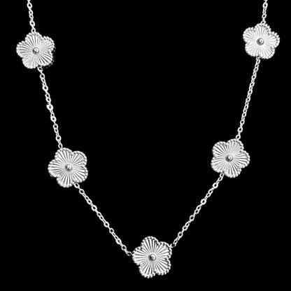 Collana Silver Flower - Preziosi Milano 