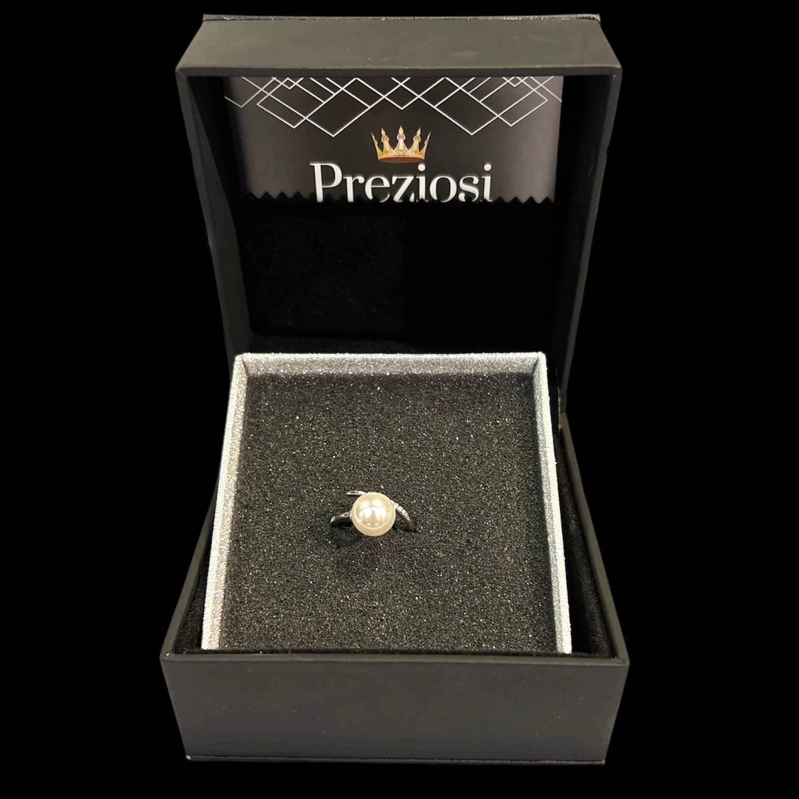 Anello Perla Argento - Preziosi Milano 