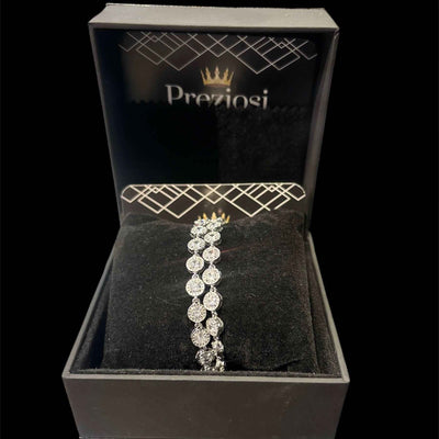 Collana Cristal Inox Argento - Preziosi Milano 