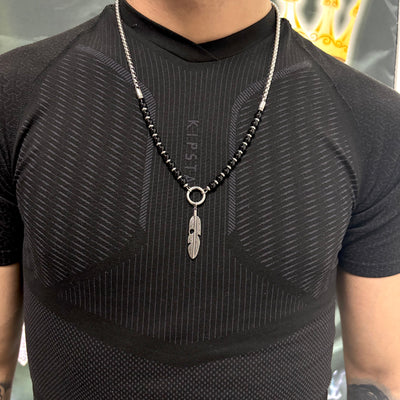 Collana Midnight Feather