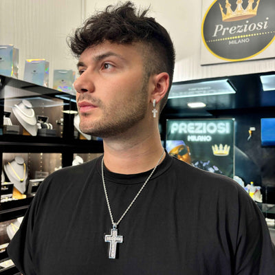 Ciondolo Croce Cristal Giro - Preziosi Milano 